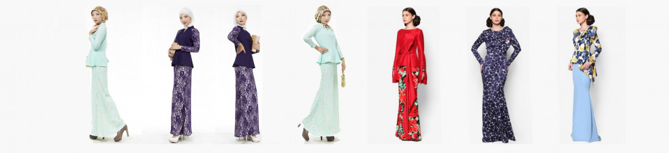 Baju Kurung Malay Traditional Dress for Woman